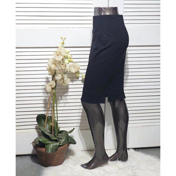 Spanx Women’s The Perfect Black Pencil Skirt Ponte Stretch  Size Medium 2886 - Picture 4 of 14